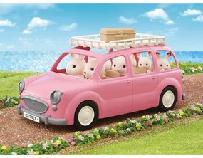 Mașină de familie Sylvanian family 5535 Van, roz