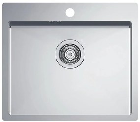 Chiuvetă de bucătărie ALVEUS 1124382 QUARTO 55x48 cm crom