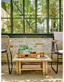 Fotoliu de grădină gri-bej Mundo – Bloomingville