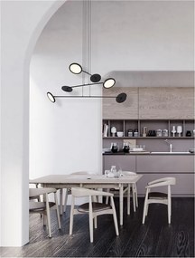 Lustra moderna dimabila cu 6 spoturi LED directionabile SCOPE