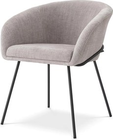 Scaun tapitat design LUX Campus, sisley gri 116372 HZ