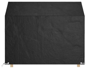 3155390 vidaXL Huse bancă grădină 2 buc 8 ocheți, 160x70x70/88 cm, polietilenă