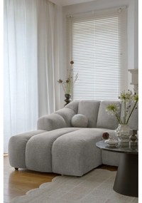 Colțar gri deschis (cu colț pe partea stângă/cu șezlong) Shell – Miuform