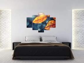 Tablou - Textura frunzelor (150x105 cm)