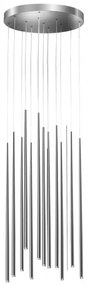 Lustra LED design modern minimalist 45cm Louise 12 chrome ZZ AZ3422