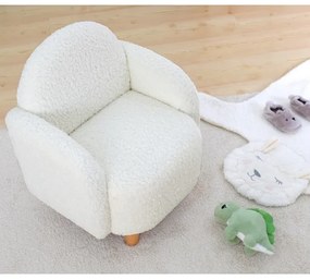 Fotoliu pentru copii DORY, alb