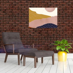 Tablou - Muntele de design Spacefrog N⁰3 (70x50 cm)