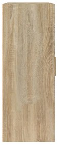 Dulap de perete, stejar sonoma, 69,5x32,5x90 cm, lemn prelucrat 1, Stejar sonoma