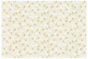 Tapet decorativ pentru mobilier Ambiance Hexoka, alb - galben