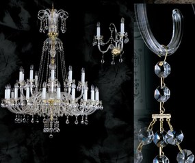Candelabru 18 brate Cristal Bohemia Exclusive RACHEL XVIII