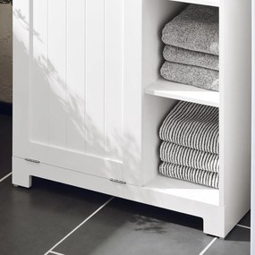LOTUS26 - Cos de rufe Alb, 60 cm - Mobilier Baie Lotus