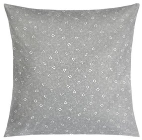 Bellatex Pernă Adéla Floare înflorită gri, albă,40 x 40 cm