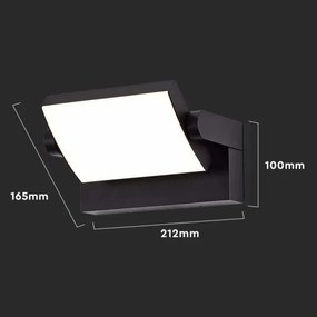 Aplică LED de exterior LED/17W/230V 3000K IP65 neagră