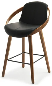 Scaun Lila H (nuc închis + nuc). Promo -8%. 1110713