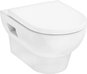 Set vas WC suspendat Hansgrohe GladeLake S AquaChannel Flush cu capac inchidere normala