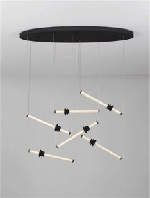 Lustra LED casa scarii design modern ATMOSFERA