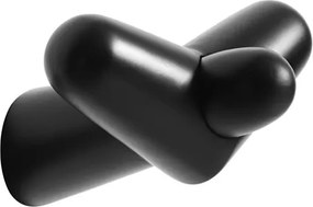 Cuier de perete "Tail Wing", mic, 2 variante - Woud Variantă: mesteacăn negru