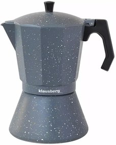 Resigilat: Filtru de cafea cubanez Klausberg KB 7298, 12 cesti, 600 ml, Inductie, Marmura gri