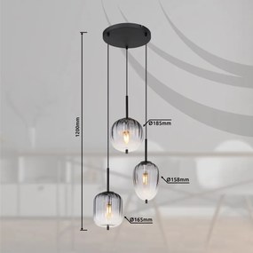 Lustra suspendata design modern ATTILA 3L