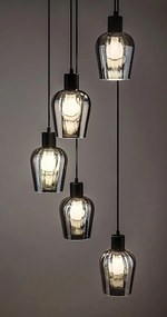 Lustra cu 5 pendule design modern Florian