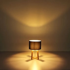 Globo 21621B - Lampă de masă MORITZ 1xE14/40W/230V negru