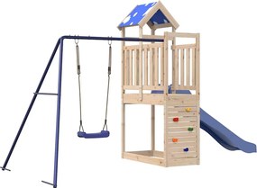 vidaXL Set de joacă pentru exterior, lemn masiv de pin