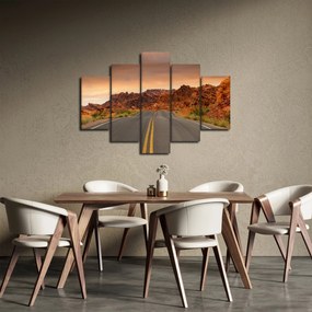 Tablou cu drum și piere (150x105 cm)