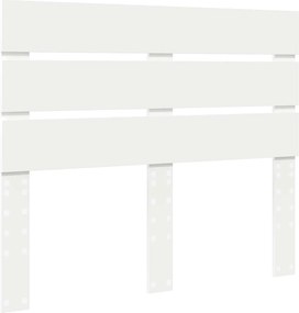 vidaXL Tăblie cap Alb 135 cm Lemn compozit