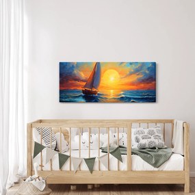 Tablou - Sailboats (120x50 cm)