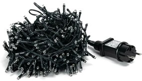 Aigostar - Ghirlandă LED de Crăciun pentru exterior, 400 LED-uri, 8 funcții, 23 m, IP44, alb cald