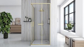 Cabină de duș Rea City 90x90 cm Gold