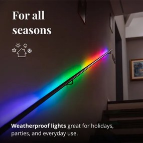 Bandă LED RGB dimabilă LINE 100xLED 1,5m Wi-Fi Twinkly TWL100STW-WEU