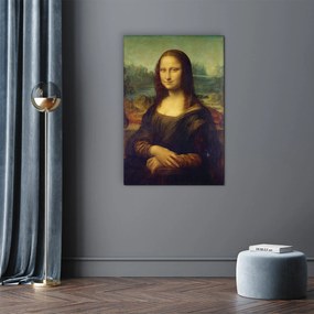 DUBLEZ | Reproducere tablou din lemn - Mona Lisa