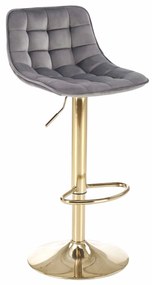 Scaun tip bar Harriet (auriu + gri închis). 1049373