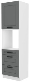 Dulap de bucătărie pentru alimente Lucid 60 DPS 210 3S 1F (dustgrey + alb). 1045561
