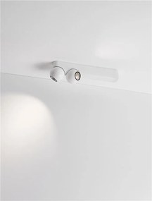 Plafoniera cu 2 Spoturi LED stil minimalist 2700K NOTIC alb