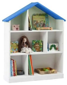 Casuta biblioteca BookHouse, Material Lemn Masiv - Azure