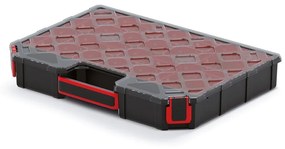 Dulap cu 3 cutii organizatoare 41,5 x 29 x 29 cm, negru