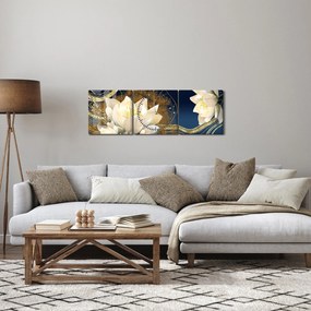 Tablou - Colaj (cu ceas) (90x30 cm)