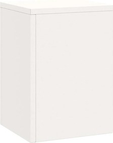 vidaXL Suport pentru plante 3 pcs Alb Oțel