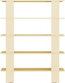 Bibliotecă galbenă din metal 120x156x37 cm Hes – noo.ma