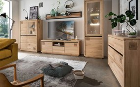 Comodă TV lemn masiv Urban Loft, 170 × 40 × 56 cm