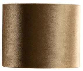 Abajur din catifea bronz cu interior auriu 18/18/14