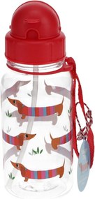 Sticlă pentru copii roșie din tritan 500 ml Sausage Dog – Rex London