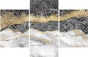 Tablou - Mandala în marmură (90x60 cm)