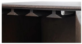 Dulap maro închis 90x130 cm Latina – Unique Furniture