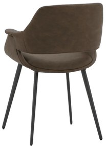 SCAUN TIP FOTOLIU MARINA -IMITATIE DE PIELE - GRI