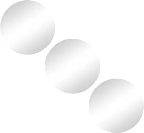 Oglinzi 3 buc. de perete ø 15 cm – MSV