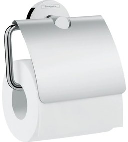 Suport hartie igienica culoare crom Hansgrohe, Logis Universal