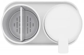 Set accesorii baie Brabantia ReNew 1003492, 3 piese, 250 ml, Rezistent la coroziune, Alb